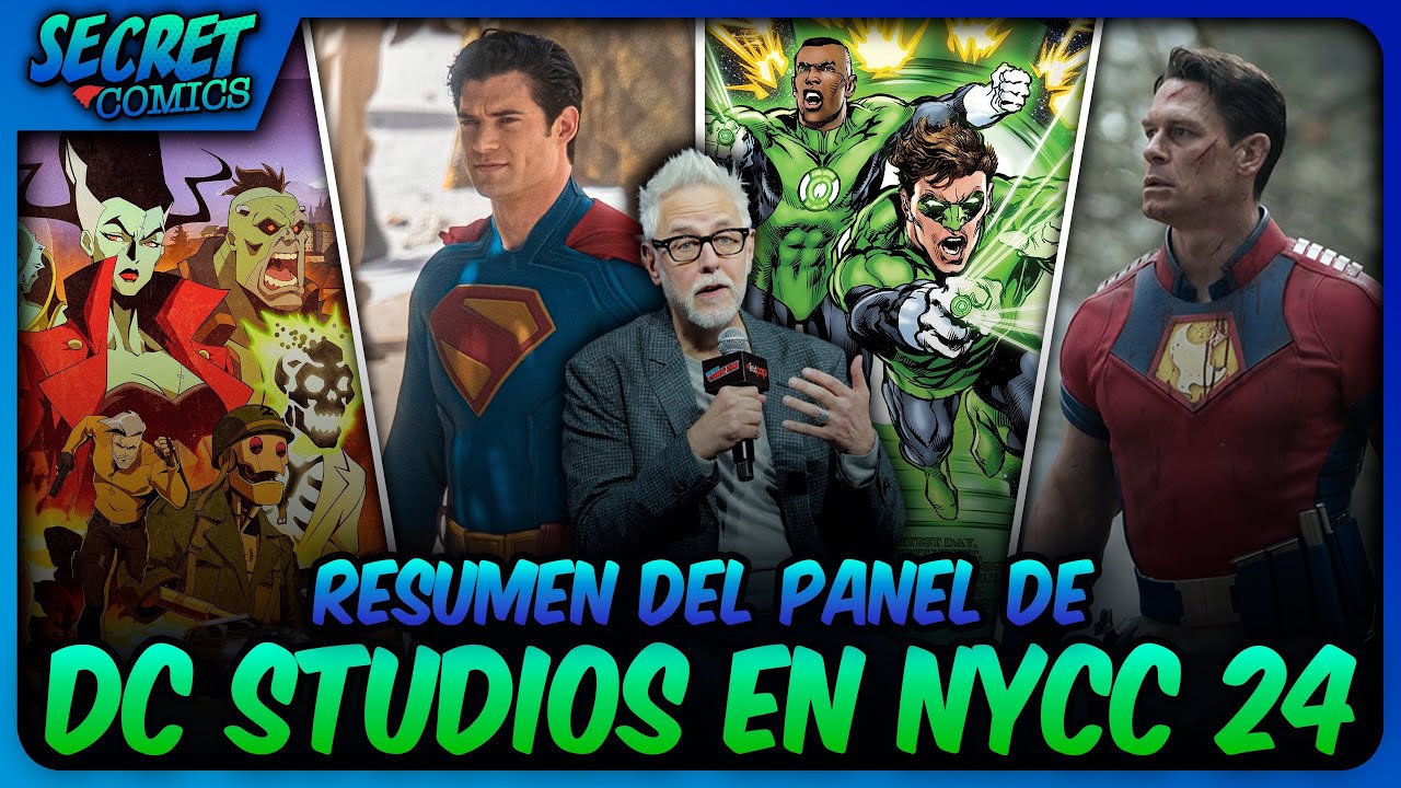 DC STUDIOS PANEL NYCC 24 | RESUMEN | Clayface, Creature Commandos, Superman, Lanterns, Peacemaker S2