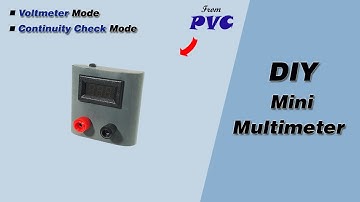 How to make a Mini Multimeter at Home | DIY Multimeter | Voltmeter and Continuity Checker | PVC Idea