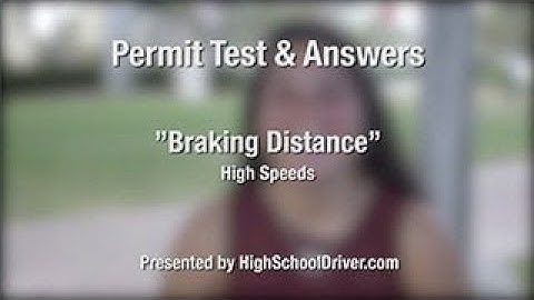 How Speed Effects Braking Distance - mobile