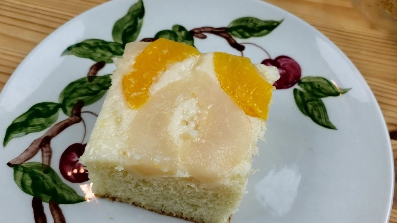 Fruit Mix Upside Down Cake Recipe YouTube