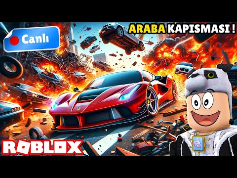 🔴CANLI: Araba Kapışması Oynuyoruz ! Car Crushers 2 ROBLOX