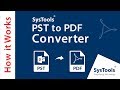 Convert & Save Bulk Outlook PST File Emails into PDF File Format