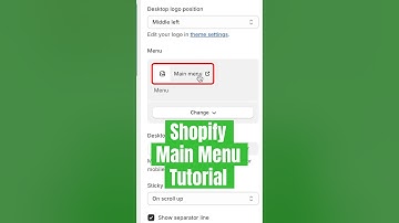 How to reorganize your Shopify Menu like a pro