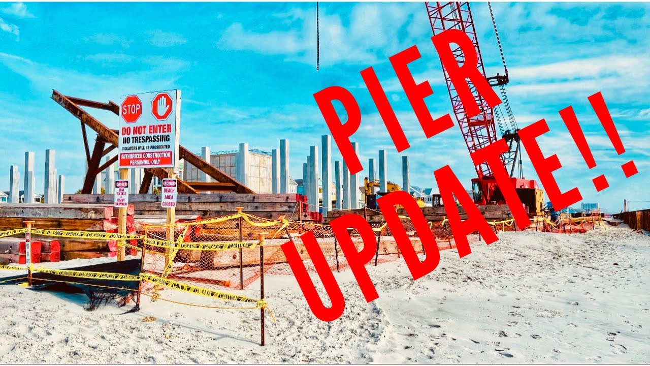Surfside Pier Construction Update - October 2021 - Surfside Beach, SC ...