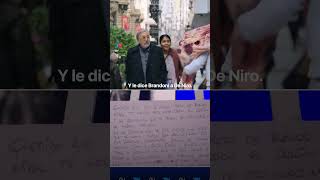 La carta que Brandoni le escribió a Robert de Niro "Querido Bob, soy tu amigo Beto, de Buenos Aires"