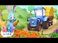 Niebieski Traktor 🚜 Odgłosy zwierząt dla dzieci | HeyKids - Piosenki dla dzieci