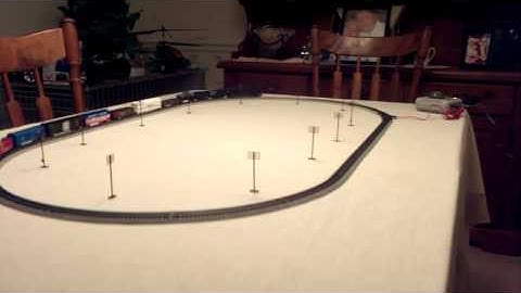 Bachmann empire builder-n scale train set