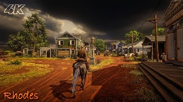 Relaxing Horse Ride During a Thunderstorm   |   RDR2 - Max Graphics [4K]