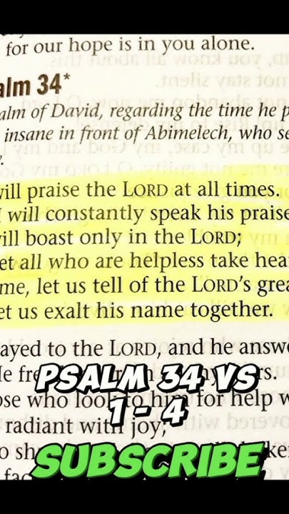 psalm-34-vs-1-4-bibleverse-gospel-psalms-trendingshorts-bennyhinn