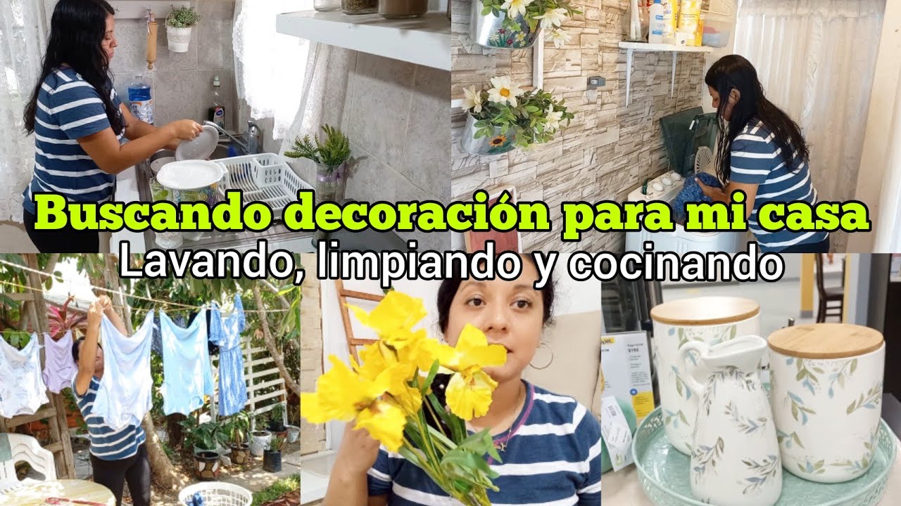 Buscando decoración para mi 🏡||Día de lavar ropa🧺|| Luisa Hogar