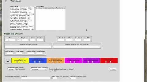 ZenCart Attribute / Variants Management by WOD