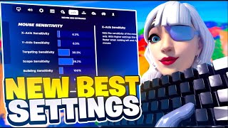 *NEW* Best Keyboard and Mouse Settings+ Sensitivity For Fortnite Chapter 6! {XBOX/P25/PS4/PC}