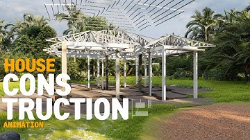 House Construction Animation | Revit + Lumion #animation #construction #house