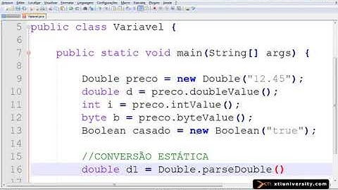 Universidade XTI   JAVA   010   Wrapper Classes Envólucros de Tipos Primitivos   YouTube
