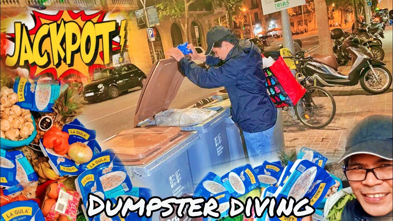 Dumpster diving ANG BAIT SOBRA DAMING GRASYA GRABEE !!
