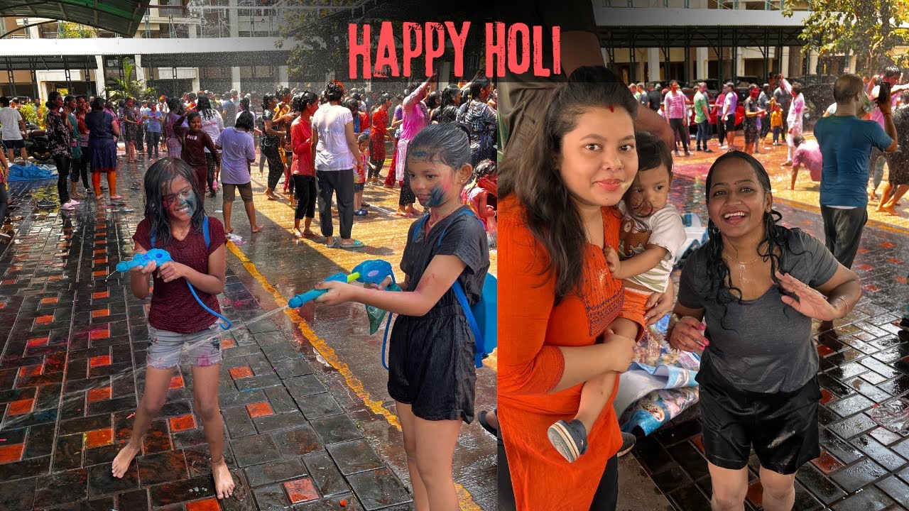 Our Biggest Holi Celebration Ever 🌈 | Family Holi Vlog | Festival of Colors