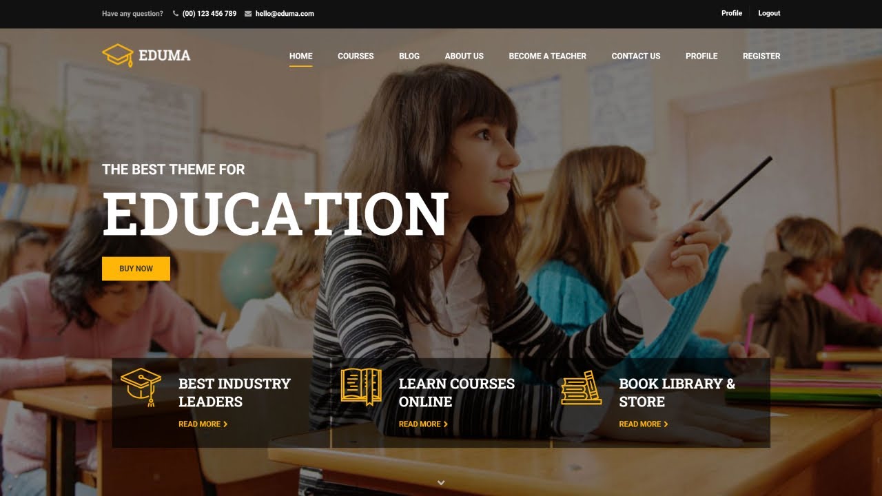 How to Create Online Course, LMS, Educational Website like Udemy with WordPress 2020 - eduma Theme