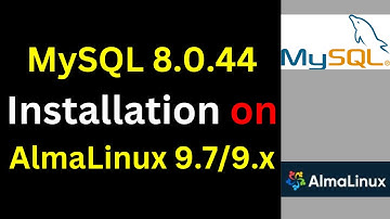 How to Install MySQL 8 0 44 on AlmaLinux OS 9 7 step bys tep guide