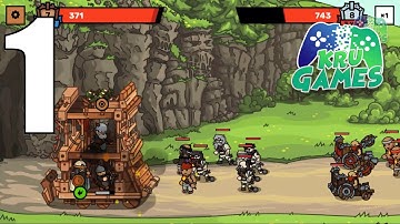 Towerlands - strategy of tower defense Gameplay Walkthrough #1 (Android, IOS)