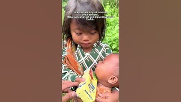 BEGINILAH NASIB!!DUA ANAK YANG DITINGGAL ORANG TUANYA!! #shorts