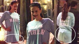 Hot Ameesha Patel Spotted Without Pant At China Garden Restaurant