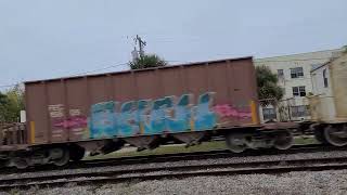 #803 leading train 105.