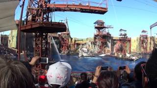 할리우드 유니버설 스튜디오 영화 세트장   WaterWorld Show 2015 Universal Studios Hollywood