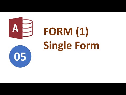 Video Access 05 - Tạo Form, biểu mẫu cơ bản trong Access:... - youtube