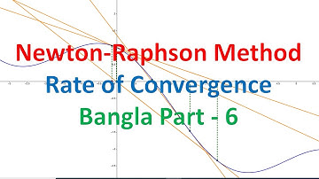 Rate of Convergence of Newton Raphson Method || Part -6
