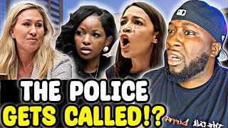 🚨YIKES: Lady BRAWL in Congress! MTG Gets In HUGE FIGHT With AOC's To Her FACE And POLICE Gets CALLED