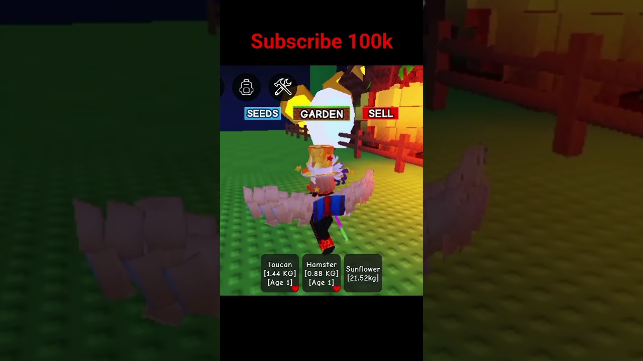 Roblox Gaow a garden 😱 10B 