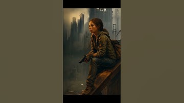 post apocalyptic Inspired AI Generated Survivor on a skyscraper ruin Using ChatGPT and KlingAI