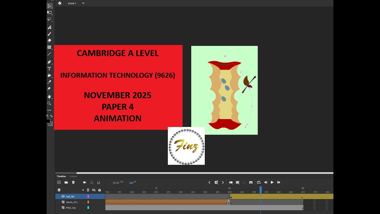 Экзамен A-Level IT 9626, ноябрь 2025 г., часть 4 - Анимация