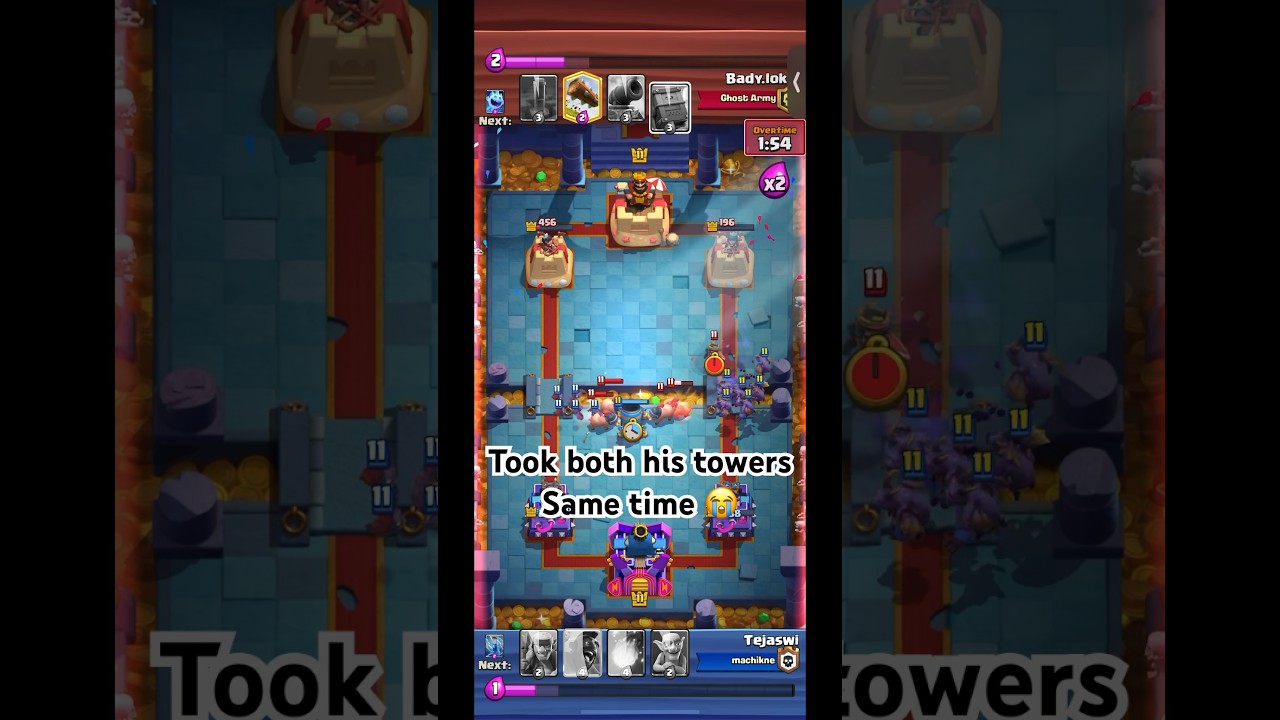 Took both his towers in sudden death 😭 