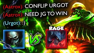 This Cocky Aatrox started Teabagging my Urgot
