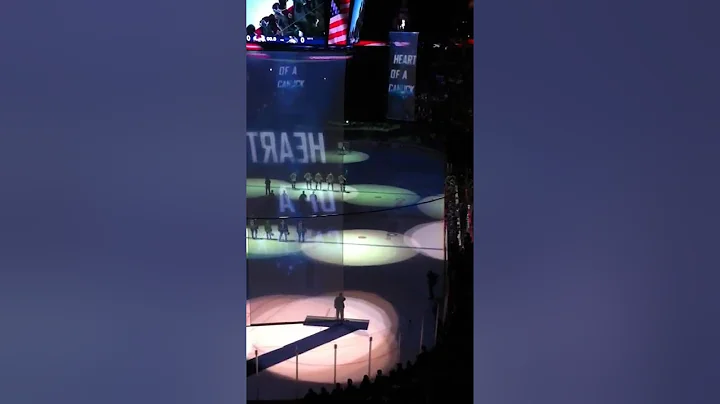 Terry Symonds - Canucks - National Anthem