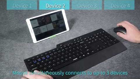 RAPOO Multi-mode Wireless Keyboard & Mouse-8200T