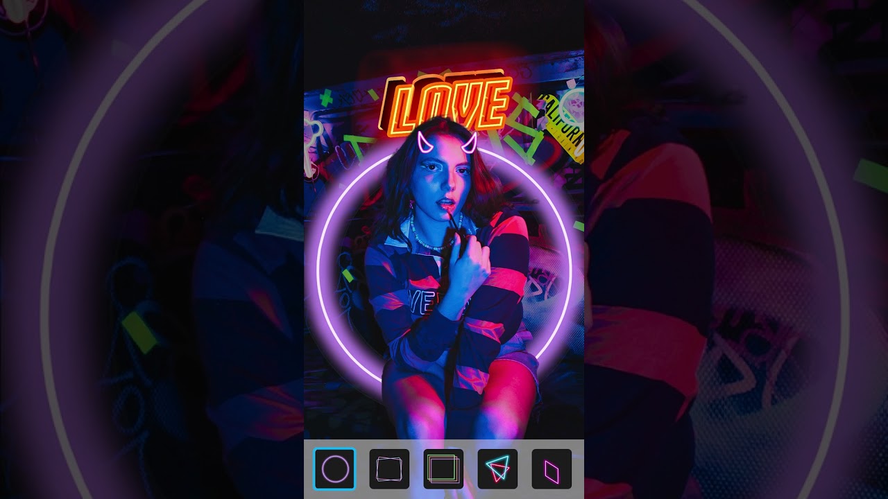 Neon Art Photo Editor