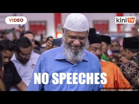 Zakir Naik Leads Prayers In Malacca Youtube