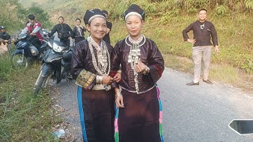 Trên Đường Đến Đón Dâu Dân Tộc Nùng Cố Cưới 100 mâm  Tại Quảng Nguyên Xín mần Hà Giang