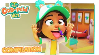 Meet Billie the OddPaw Vet  Full Episodes  Animal Doctor Cartoons For Kids