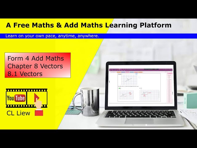 KSSM Form 4 Add Maths Chapter 8 (8.1 Vectors) class=