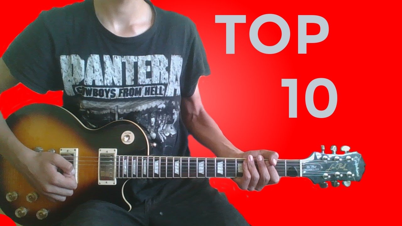 Top 10 Pantera Riffs - YouTube