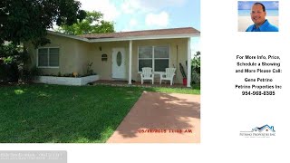 7202 NW 61st St, Tamarac, FL Presented by Gene Petrino.