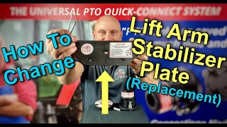 How To Install Pto Link Bx Lift Arm Stabilizer Plate Kubota Bx Compact Pto Setup Guide