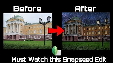 Night effect in Snapseed | Light effect Snapseed tutorial