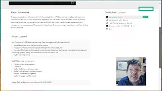HPE Machine Learning Data Management Software course preview