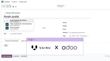 Say goodbye to manual data entry – Sync Vainu with Odoo instantly