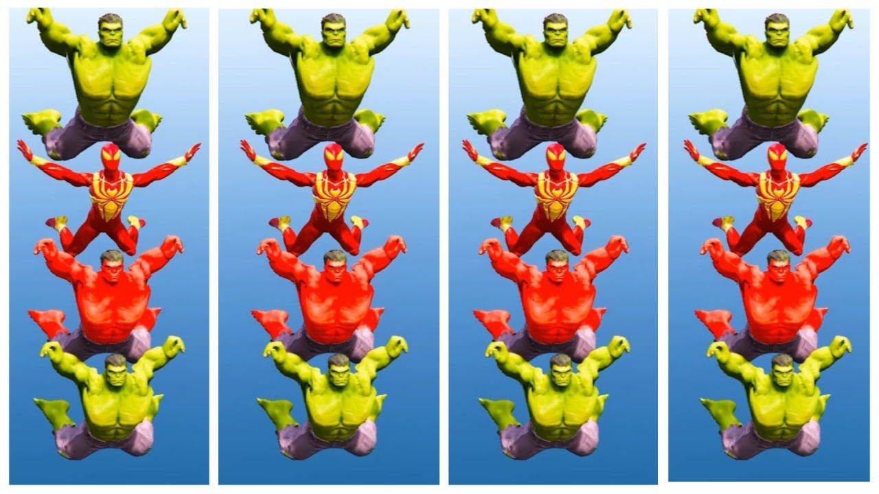 SUPERHERO MEGA BATTLE – SPIDERMAN 🆚 IRONMAN #56