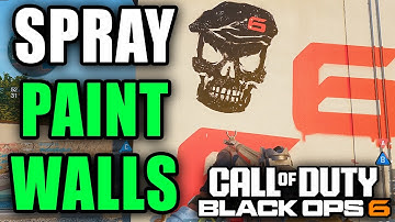 How To Spray Paint Walls In COD Black Ops 6 (Use Spray Paint Emotes!)